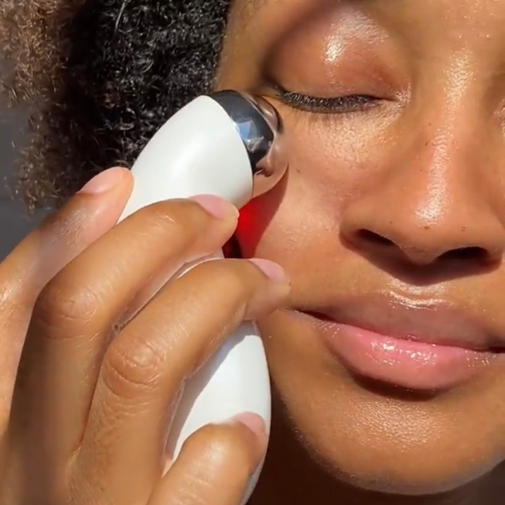 Icon Red-Light Microcurrent Device with FREE 3-Month Supply Glow Serum (3 bottles)